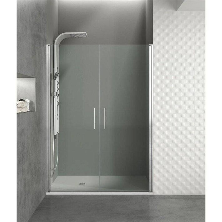 Painel frontal de duche fabricada com vidro de segurança com 2 painéis rebatíveis OPEN - GME
