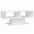 Mesa de centro de madera aglomerada en color blanco brillante de medidas 103,5x50x44,5 cm Vida XL