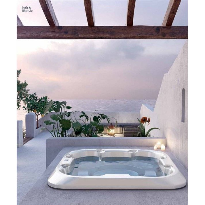 Mini piscina com capacidade interior de 1700L modelo Comfort Mallorca SPA de B10
