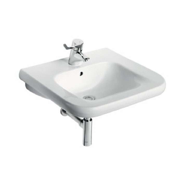 Lave-mains avec trop-plein de couleur blanc brillant Contour 21 Ideal Standard