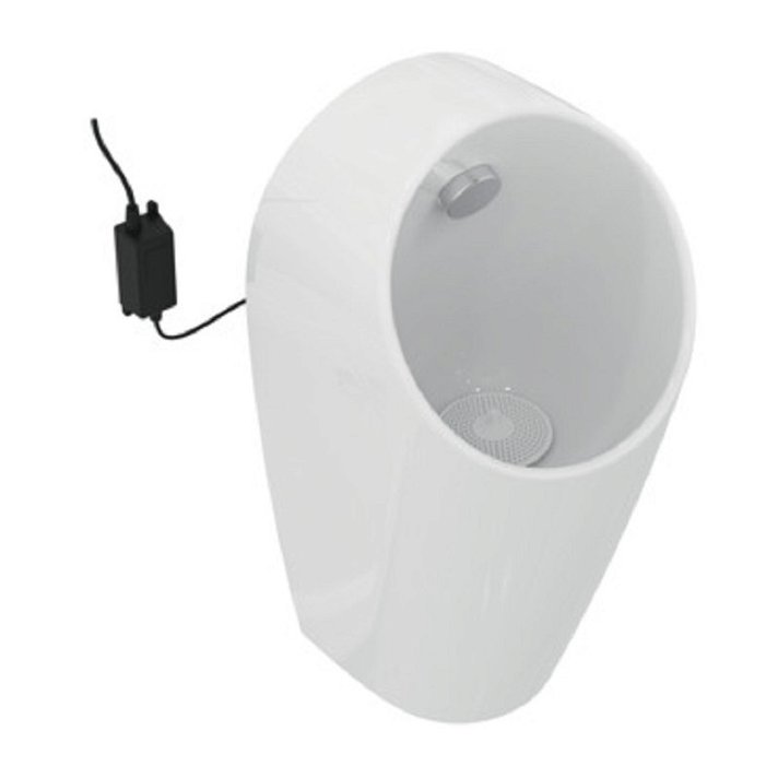 Urinario cerrado a pared y sin brida 30 cm color blanco brillo Sphero Ideal Standard