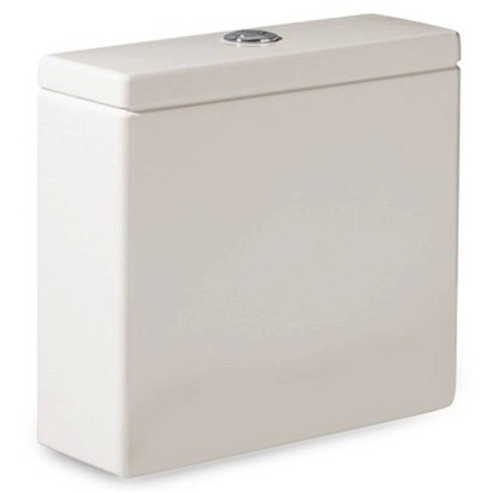 Cisterna de doble descarga para inodoro de 36,5 cm de color pergamón Hall Roca