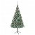 Árbol de Navidad artificial con LED incluye bolas y piñas 210 cm de altura VidaXL