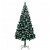 Árbol de Navidad artificial de 210 cm color verde y blanco fabricado en plástico y acero Vida XL