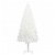 Árbol artificial de Navidad con hojas realistas color blanco de 240 cm de altura Vida XL