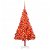Árbol de navidad artificial con bolas de acero y plástico con un acabado en color rojo Vida XL