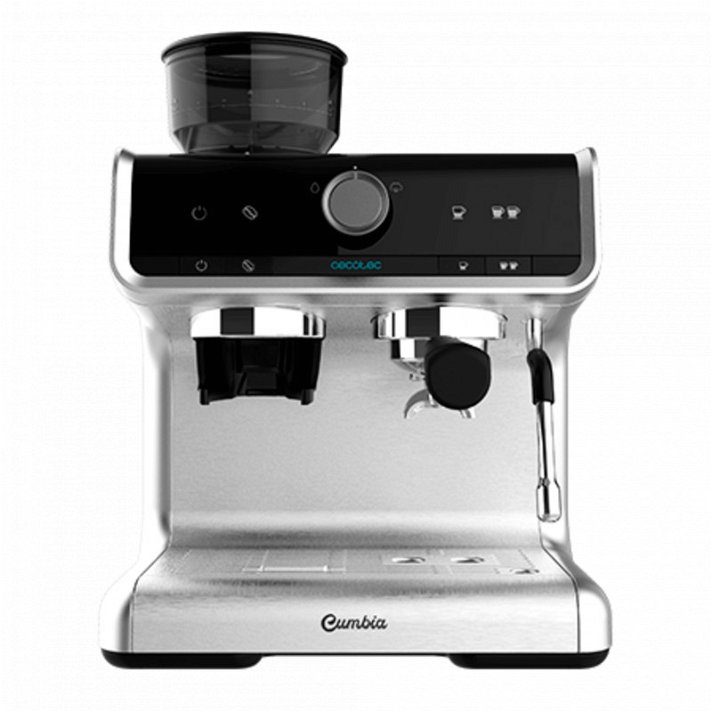 Machine à café avec moulin à 30 niveaux en acier inoxydable Cumbia Power Espresso 20 Barista Cream Cecotec